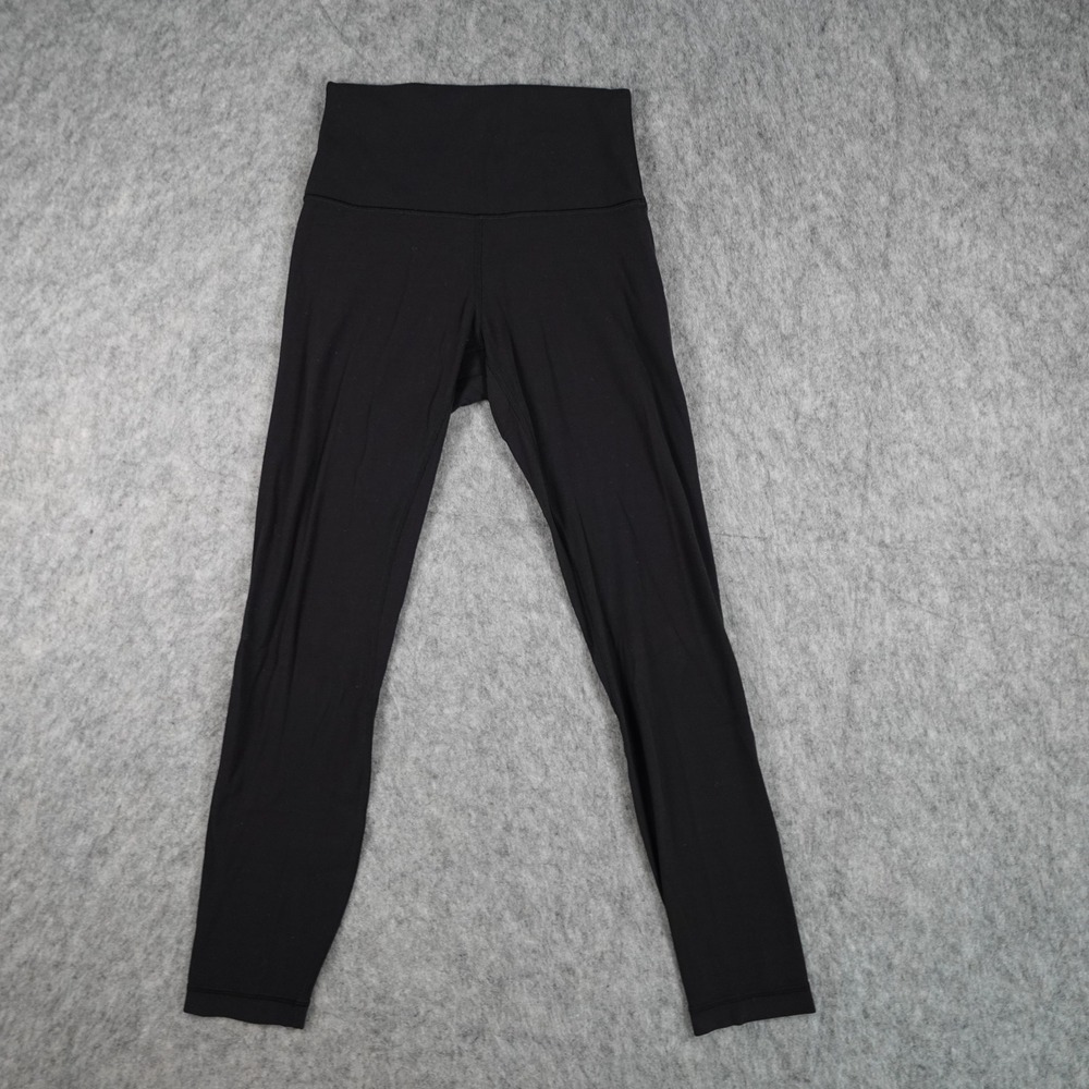Lululemon Leggings‎ Women 4 Black Align High Rise 25" Nulu Yoga Run Gym Workout